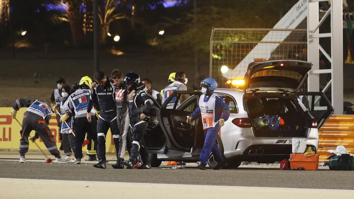 Romain Grosjean Says Halo Protection Saved His Life In Horrific F1 Crash Eurosport