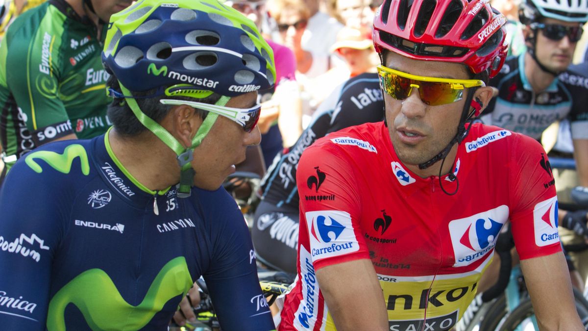 Vuelta 2014 - Abandon de Nairo Quintana (Movista) après ...