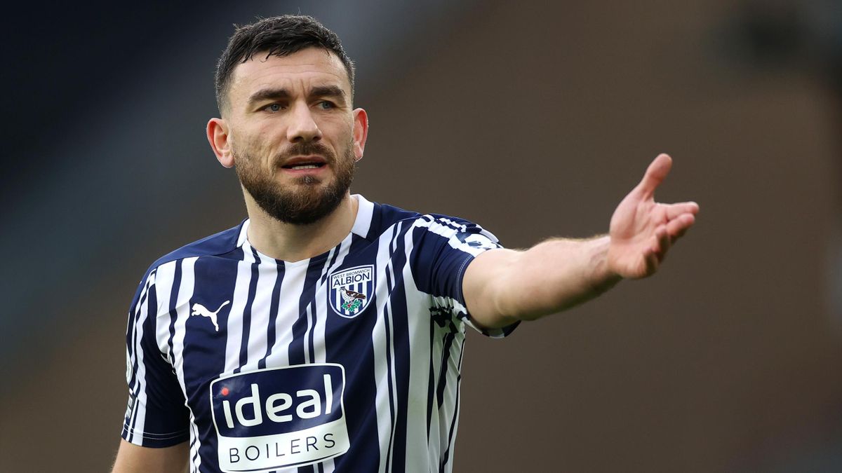 Robert Snodgrass of West Bromwich Albion, Wolverhampton Wanderers v West Bromwich Albion, Molineux, January 16, 2021