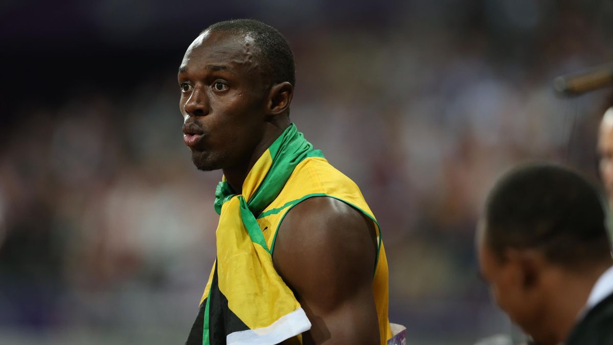 Usain Bolt, aux Jeux olympiques de Londres, le 11 août 2012