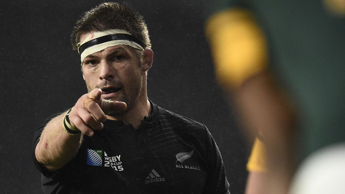 Richie McCaw in action at the 2015 Rugby World Cup