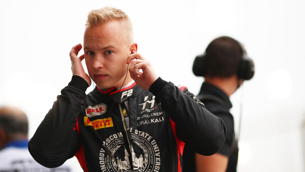 Haas driver Nikita Mazepin, while competing in Formula 2 last year