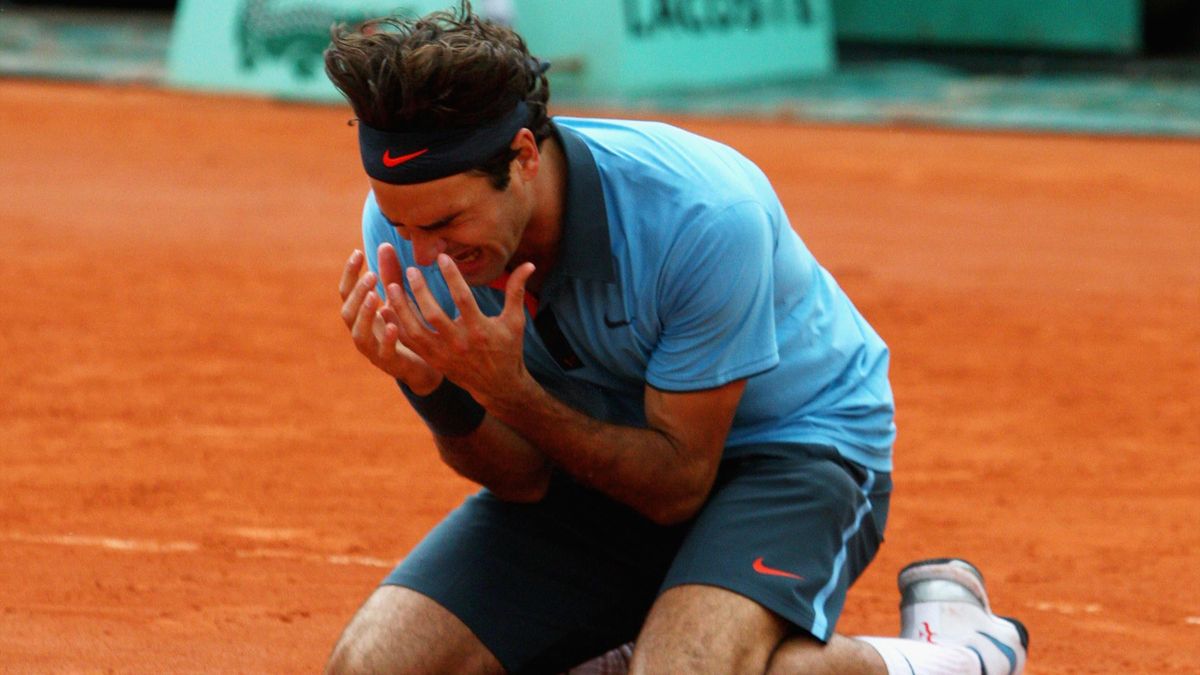 Roger Federer wint Roland Garros