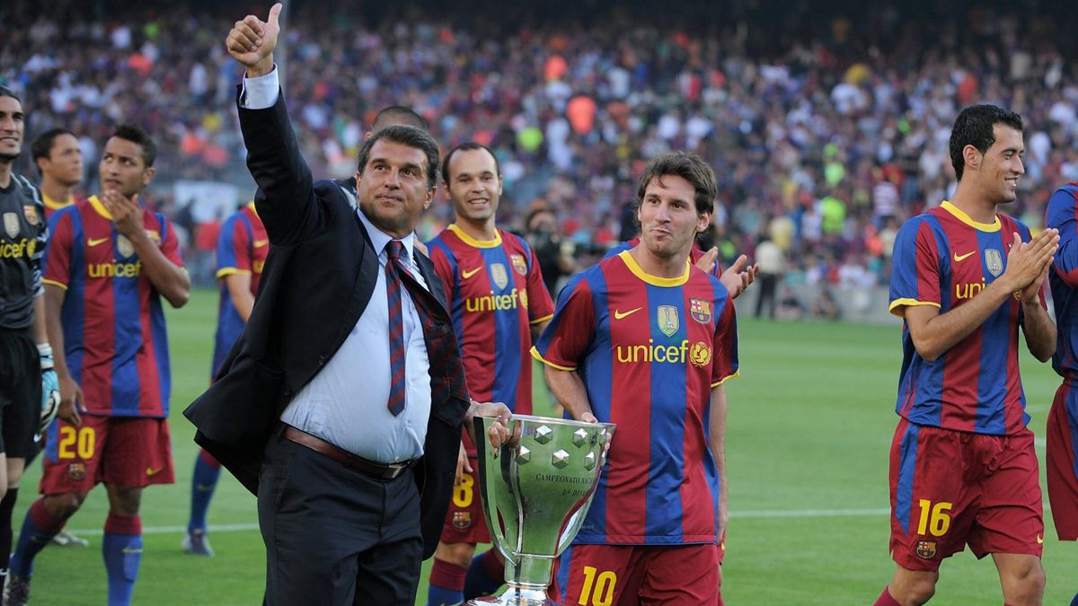 Laporta and Messi