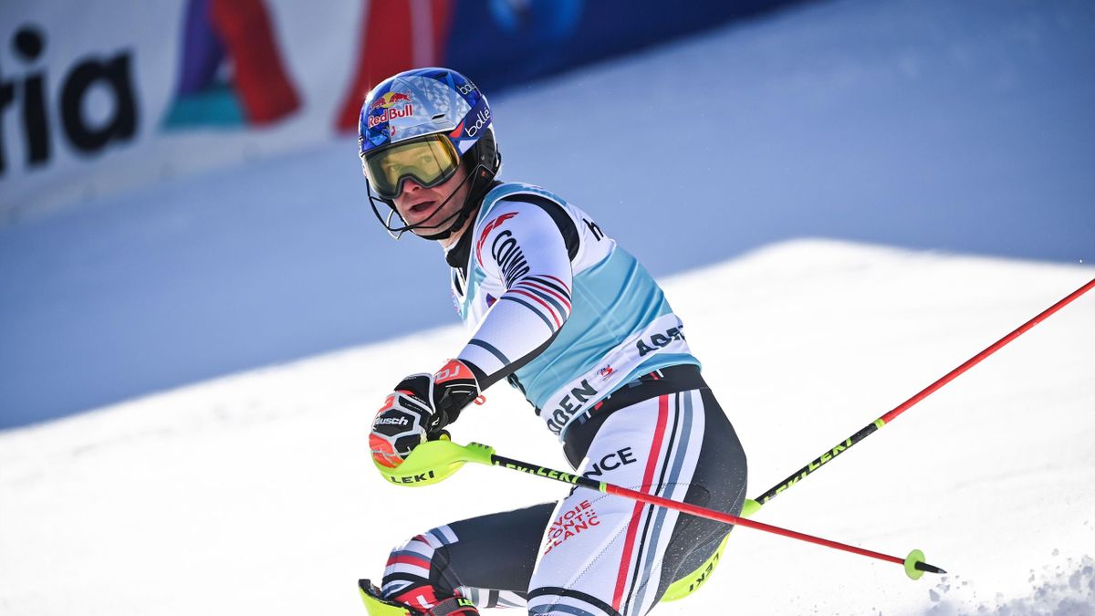 Alexis Pinturault lors du week-end à Adelboden où il a signé deux succès en slalom géant