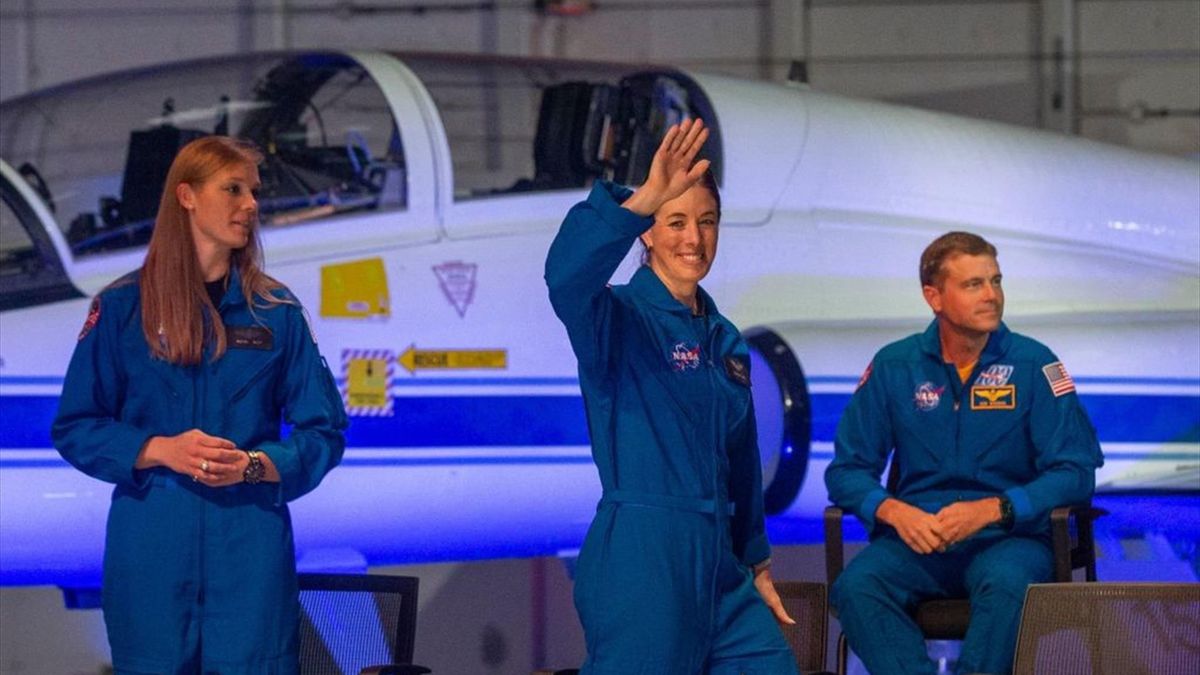 Christina Birch alla presentazione della NASA dei 10 candidati ad Astronauta della classe 2021