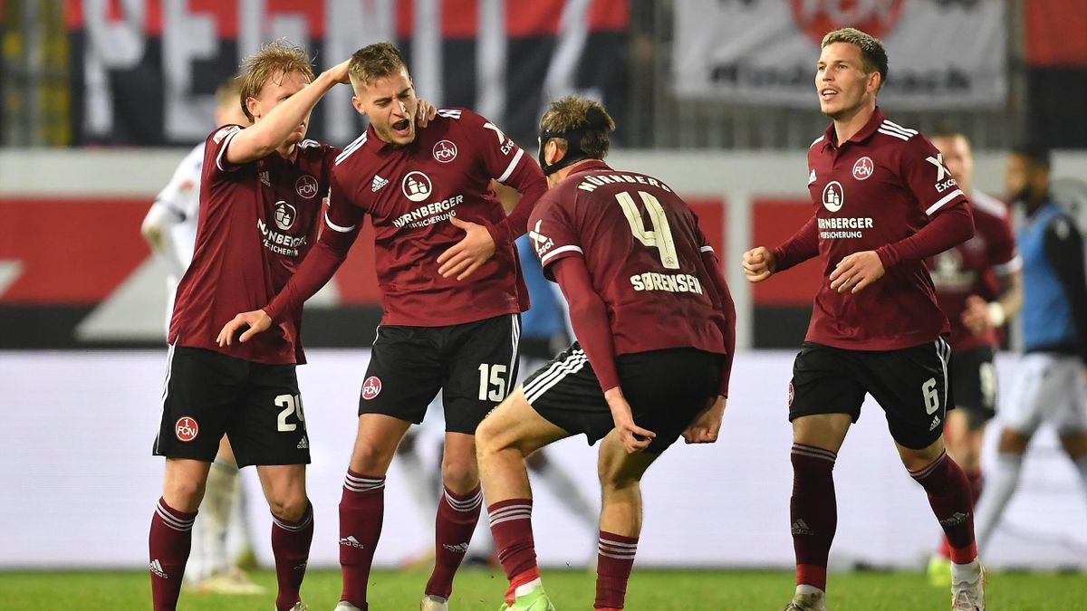 1. FC Nürnberg schlägt den SV Sandhausen spät