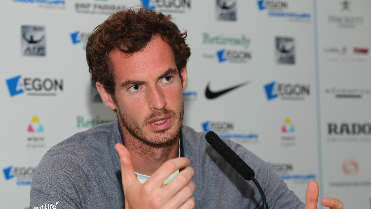 Great Britain's Andy Murray during a press conference