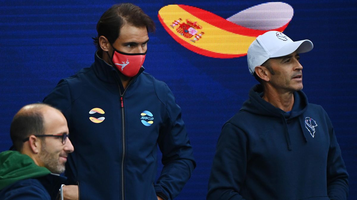 Rafael Nadal (l.) fällt beim ATP Cup aus