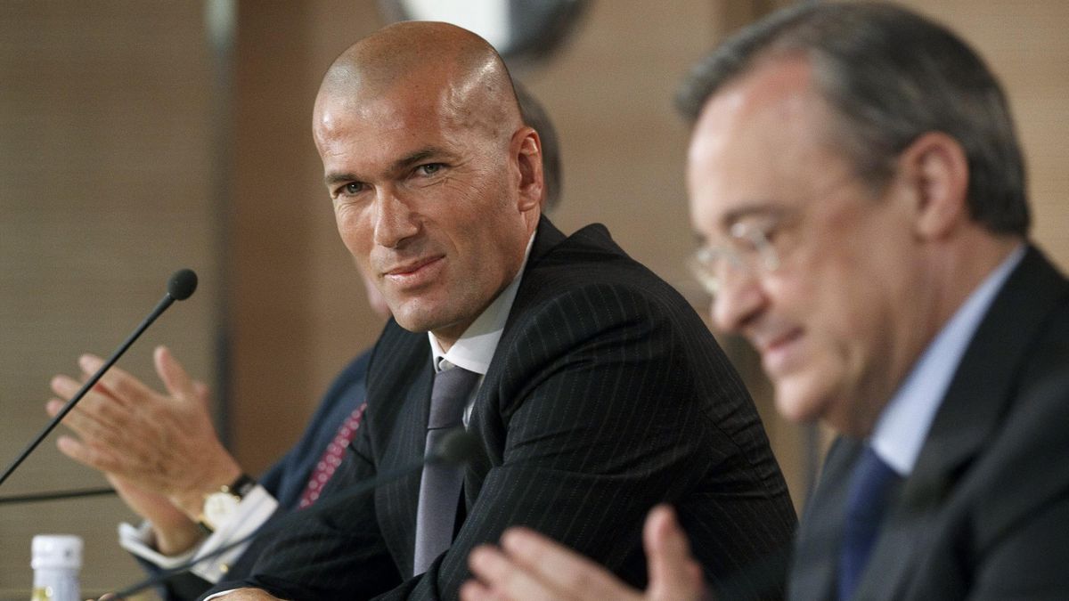 Zinedine Zidane et Florentino Pérez