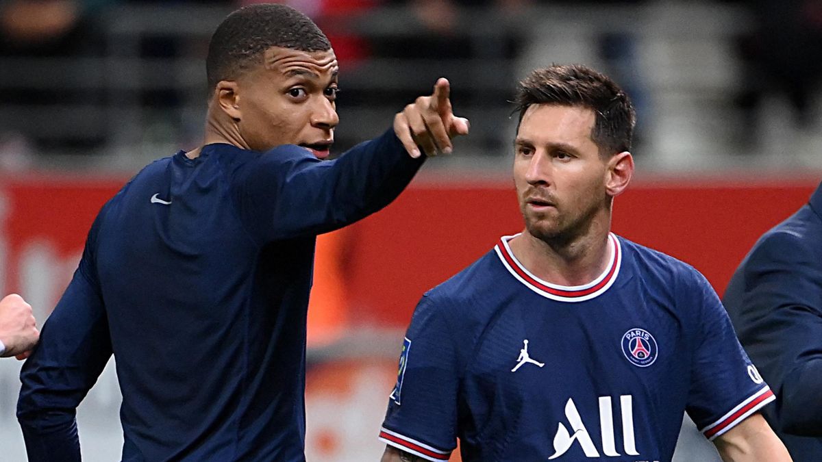 Kylian Mbappé and Lionel Messi.