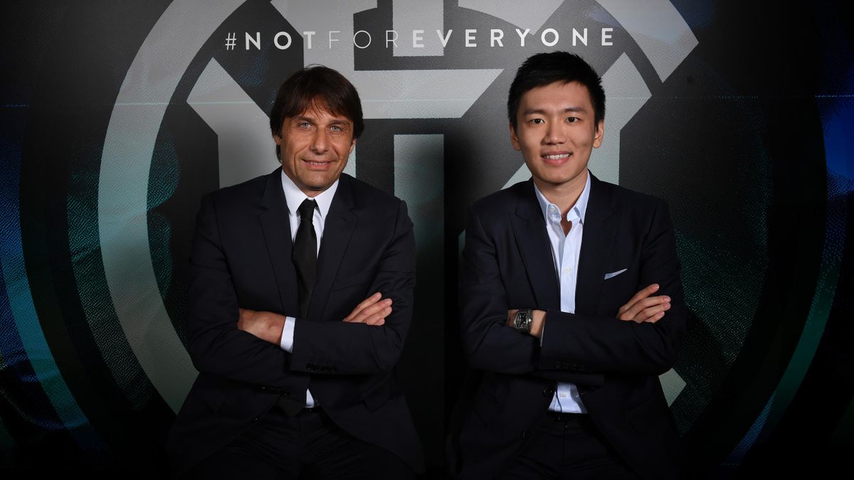Antonio Conte insieme a Steven Zhang, Inter, Getty Images