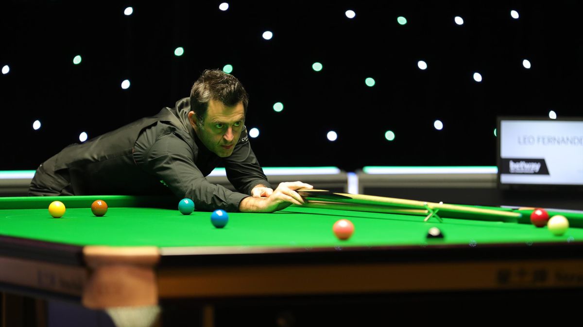 Ronnie O'Sullivan in action in the UK Championship