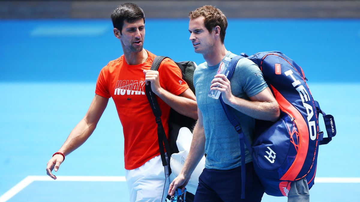 Novak Djokovic und Andy Murray