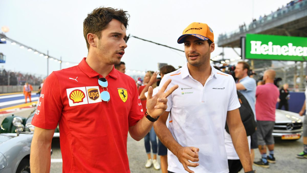 Ferrari-Gesichter der Zukunft: Charles Leclerc (links) und Carlos Sainz