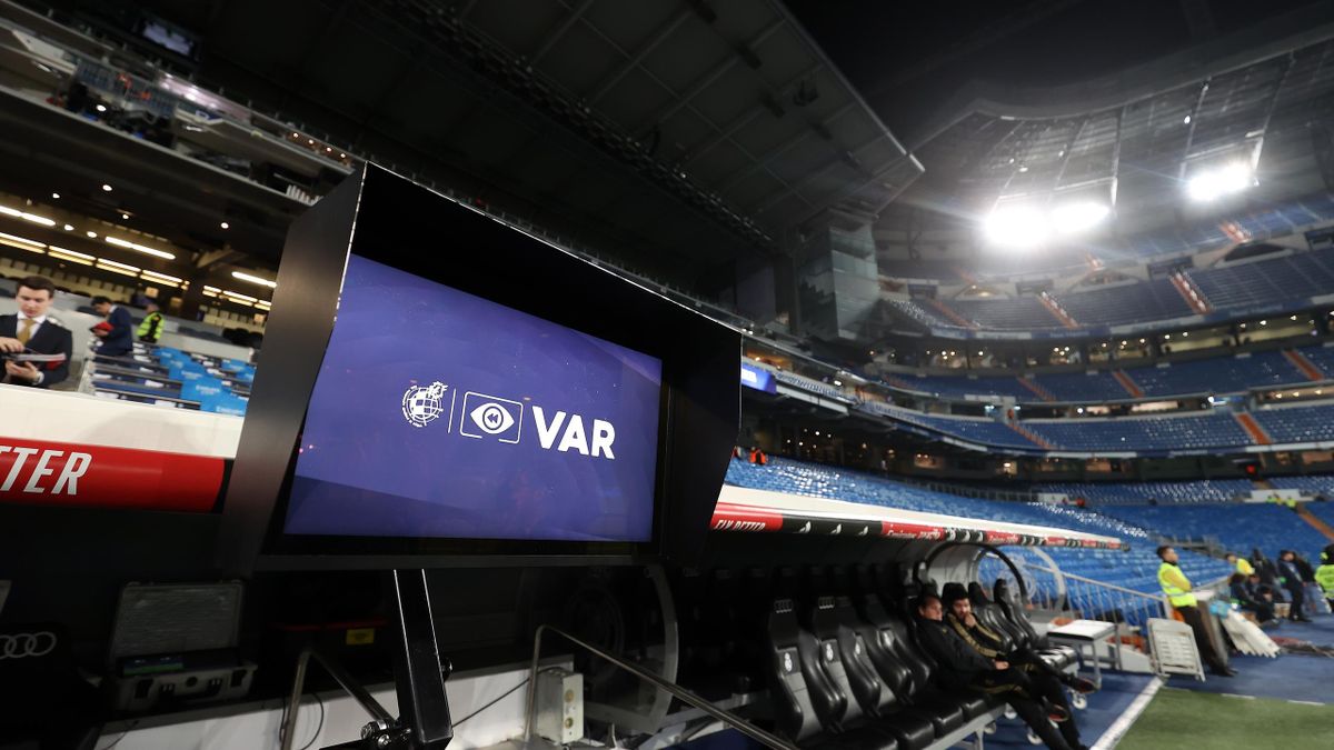 The VAR Monitor at Estadio Santiago Bernabeu (Real Madrid CF)