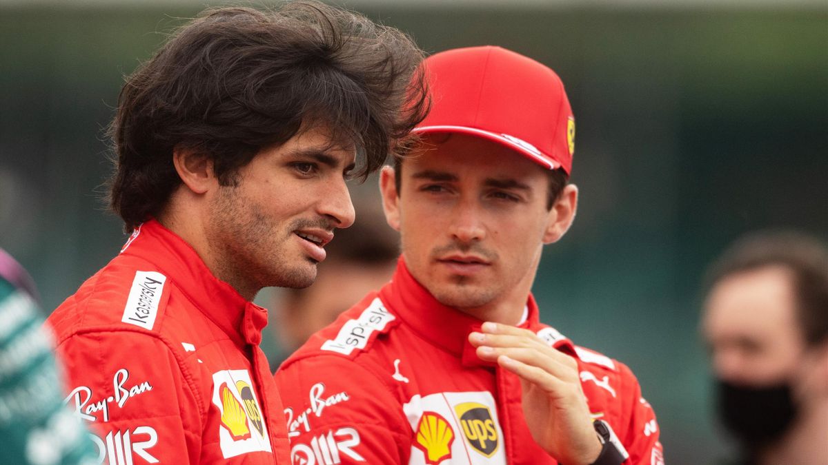 Carlos Sainz, Charles Leclerc, Ferrari, Getty Images