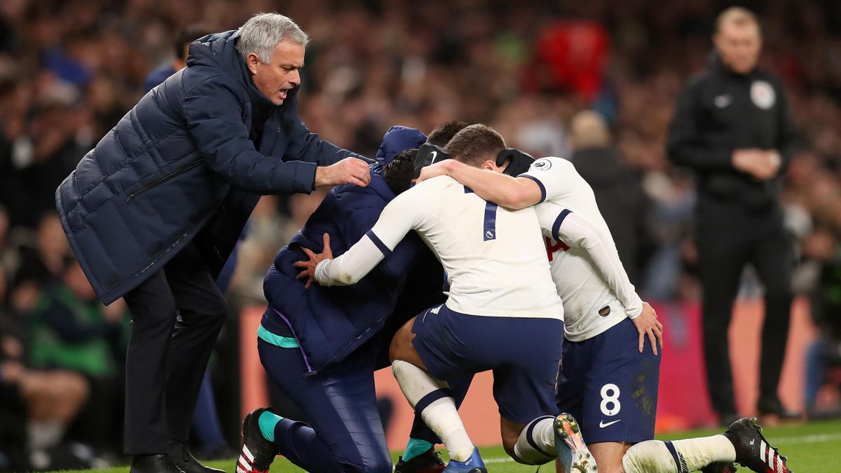 Jose Mourinho Besiegt Pep Guardiola Tottenham Schockt Mancity Eurosport