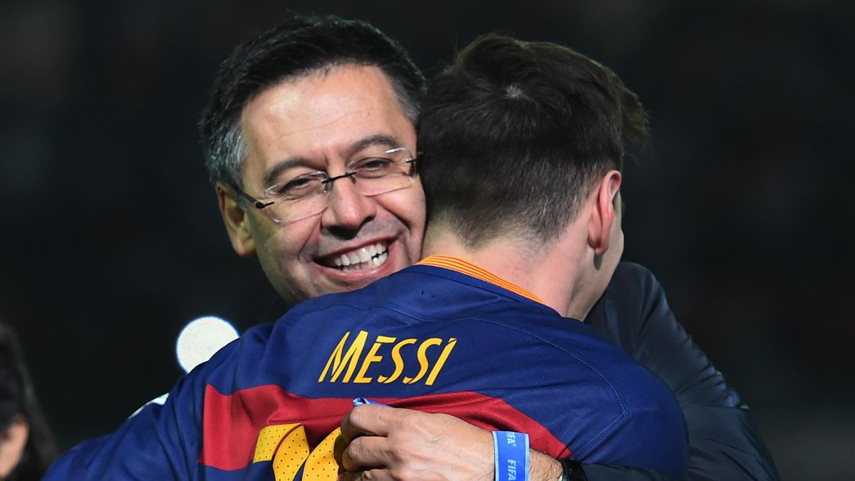Joseph Maria Bartomeu, Leo Messi, Getty Images