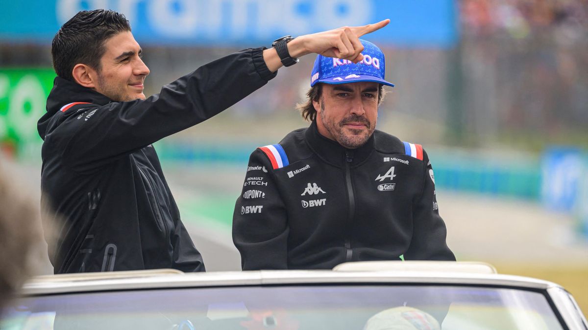 Esteban Ocon (l.) and Fernando Alonso - Alpine