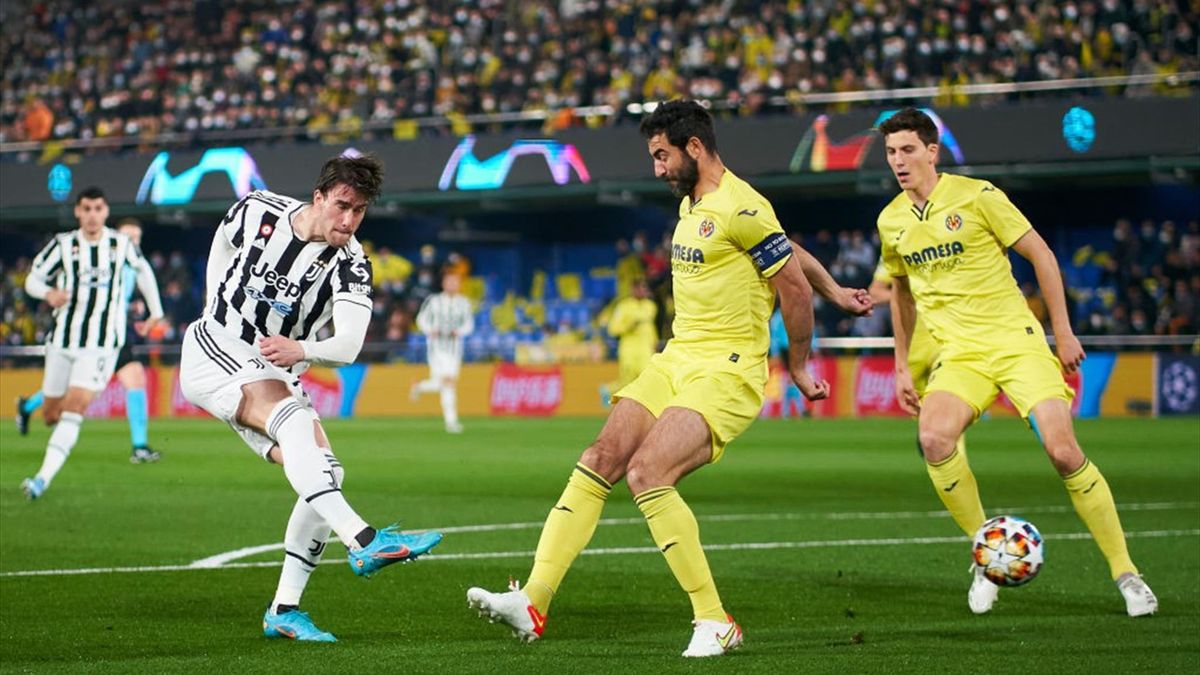 Vlahovic va a segno in Villarreal-Juventus - Champions League 2021/2022