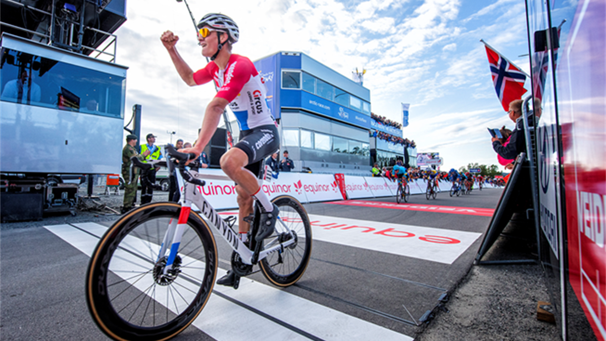 Van der Poel kicks off Arctic Race with stage win in Kirkenes