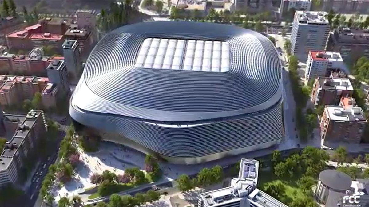 Real Madrid So Soll Das Estadio Santiago Bernabeu In Zukunft Aussehen Eurosport
