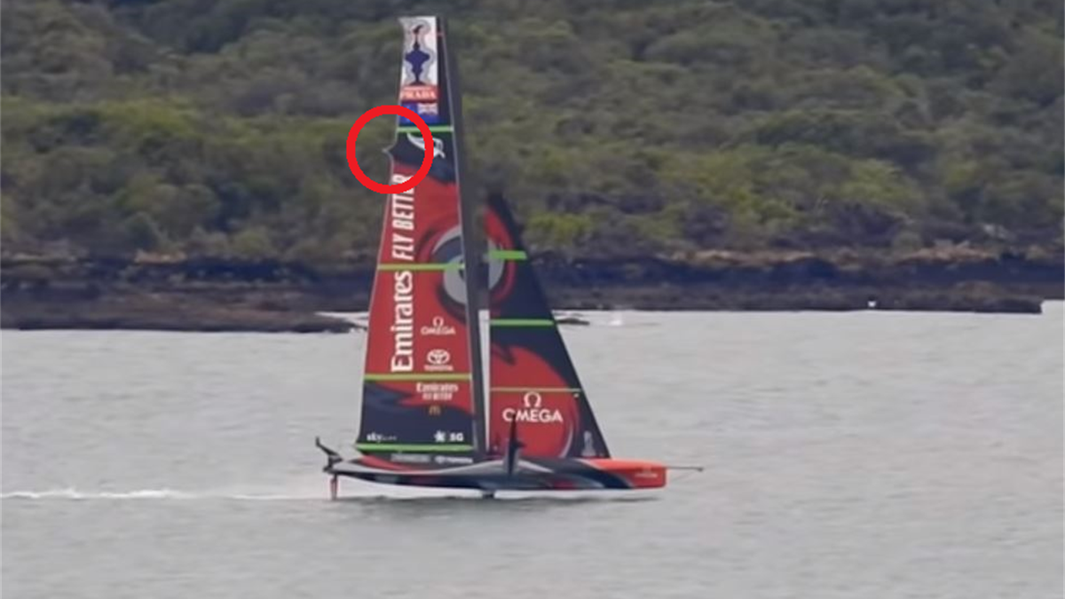 Team New Zealand - Credit photo Youtube channel Sail Chaser