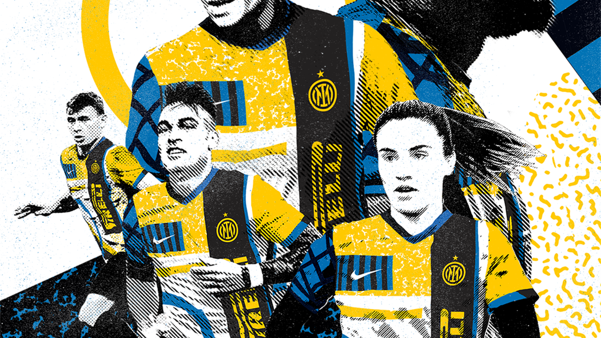 Inter, la prima con il nuovo logo del Club nerazzurro