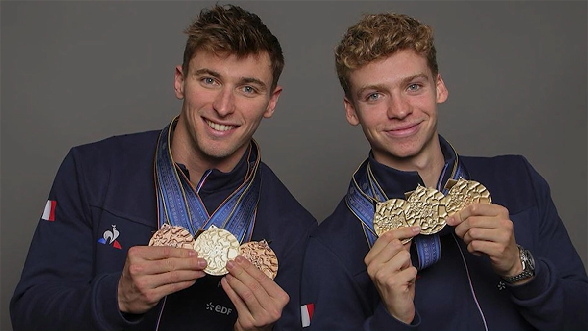 Championnats de France 2024 Léon Marchand en finale du 400 m quatre