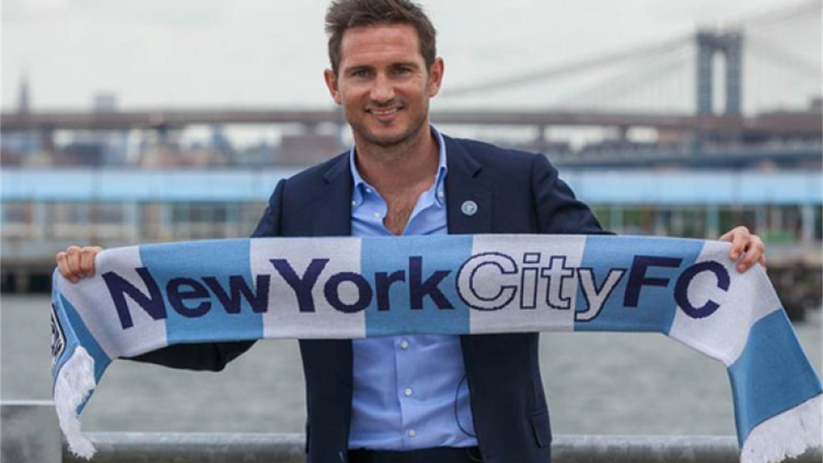 Frank Lampard, soon-to-be of MLS side New York City FC