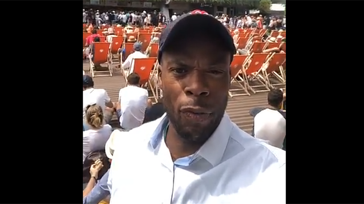 Roland-Garros : Sylvain Wiltord aux commandes du Snapchat Eurosportfr