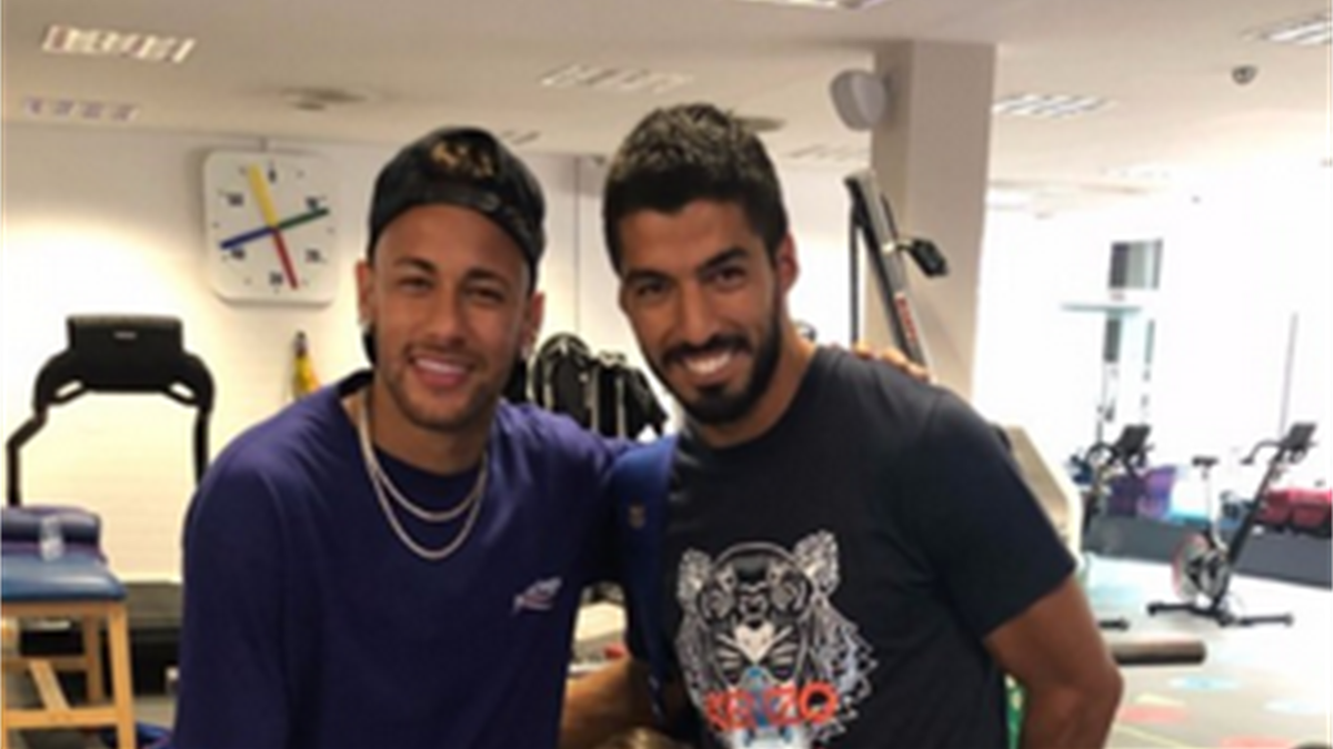Neymar und Luis Suárez