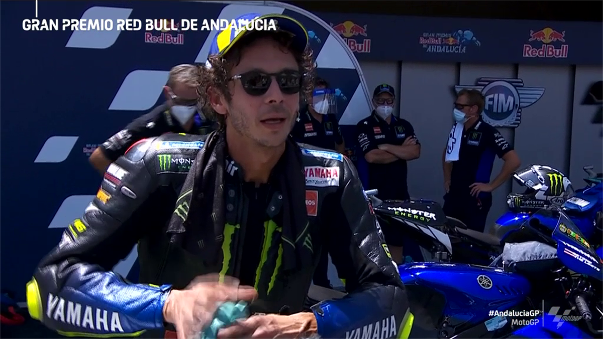 MotoGP: Interview of Valentino Rossi , 3rd of Andalucia GP