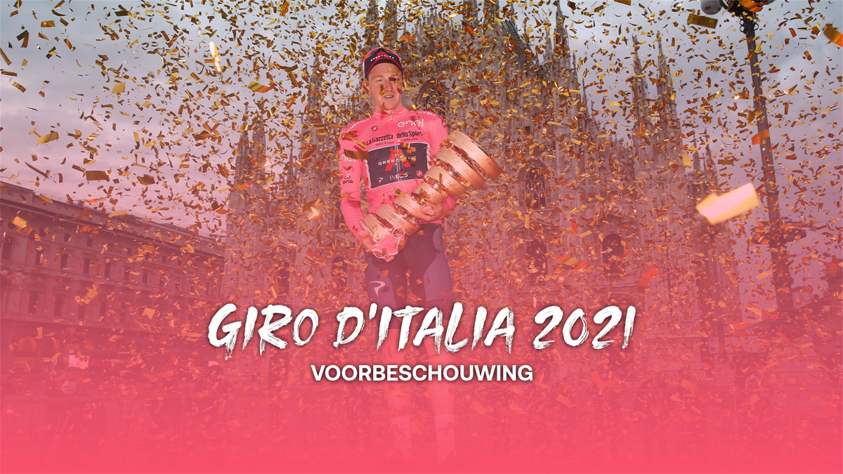 Tao Geoghegan Hart na het winnen van de Giro d'Italia in 2020