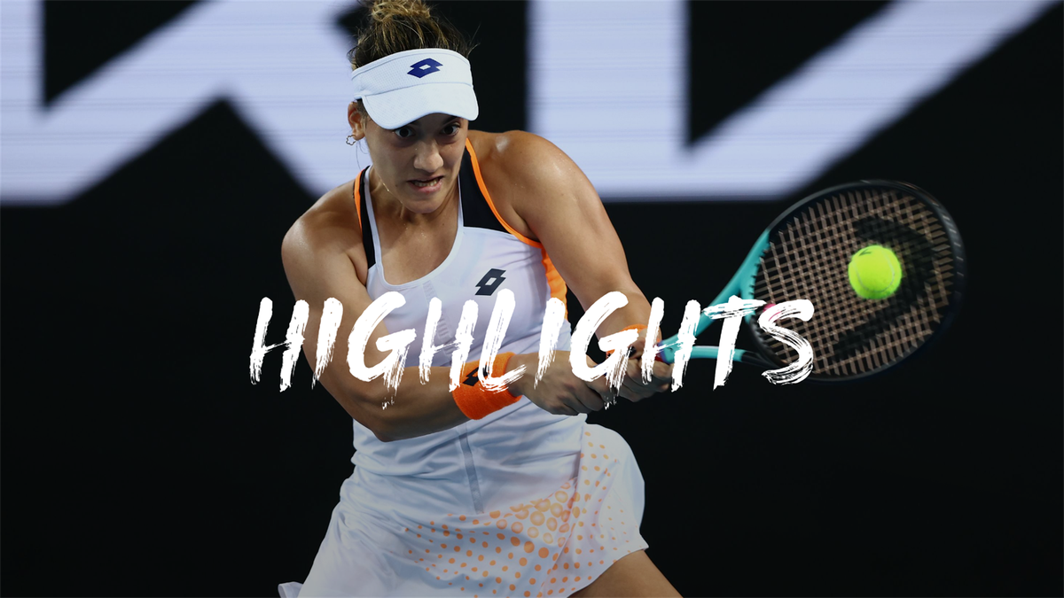 Australian Open Day 4 - Highlights : Kovinic vs Raducanu