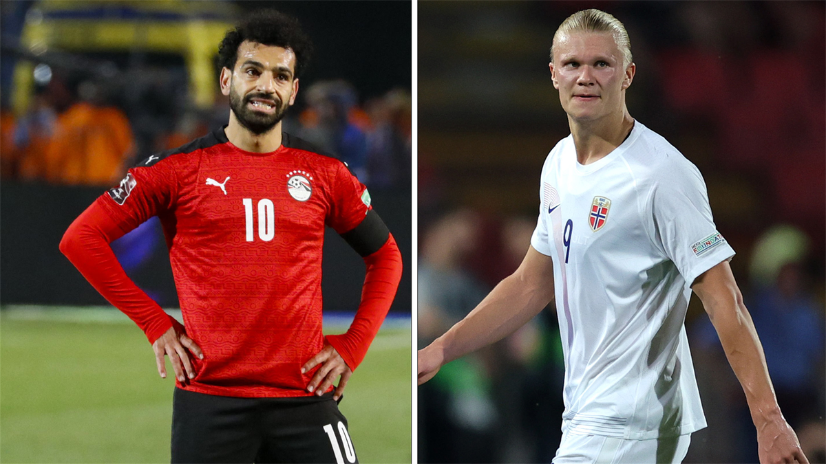 Salah en Haaland hebben zich niet gekwalificeerd met hun nationale team en missen het WK in Qatar.