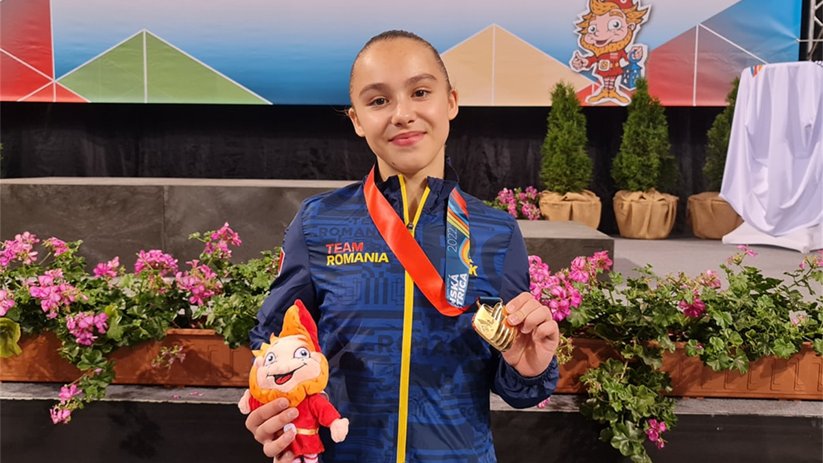 Amalia Puflea este noua mare speranță a României la gimnastică