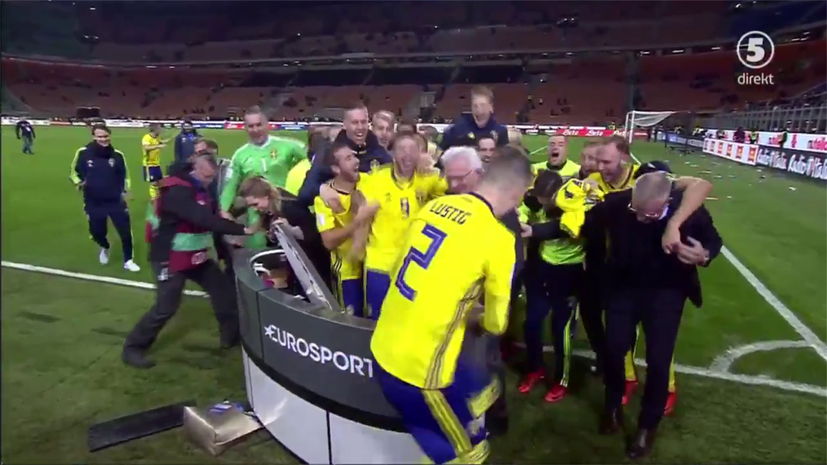 Italy-Sweden, World cup qualifier