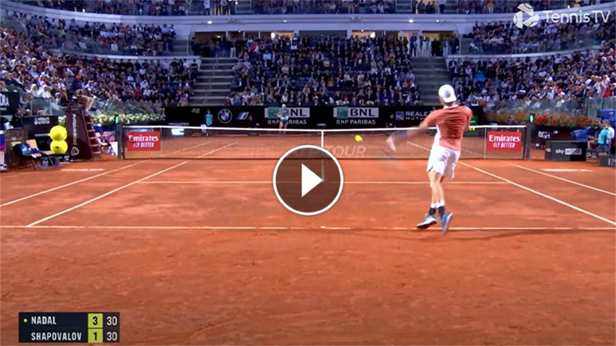 Nadal-Shapovalov highlights