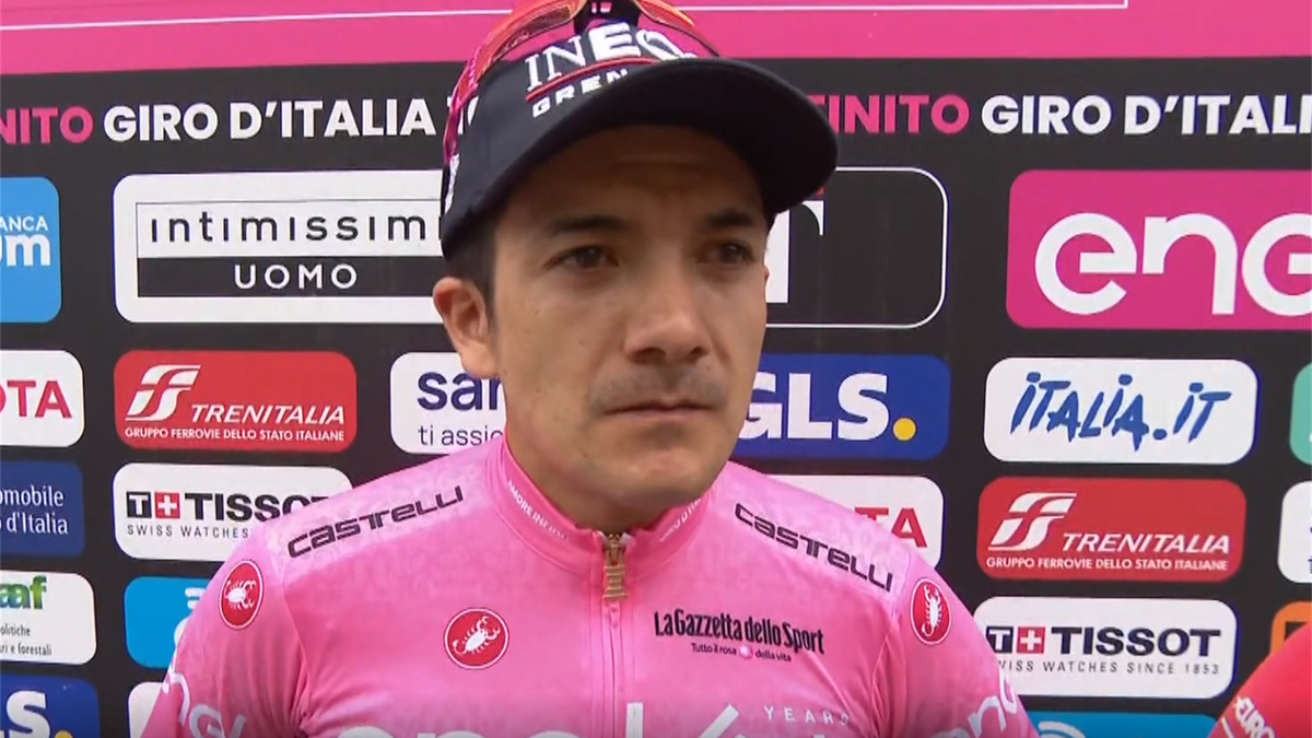 Giro d'Italia : Stage 15 - finish interview - Richard Carapaz - es