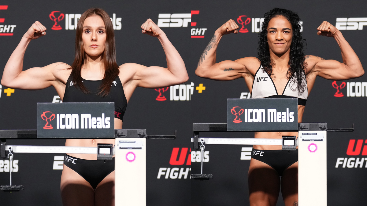 Alexa Grasso en Viviane Araújo zijn op gewicht voor hun gevecht tijdens UFC Vegas 62