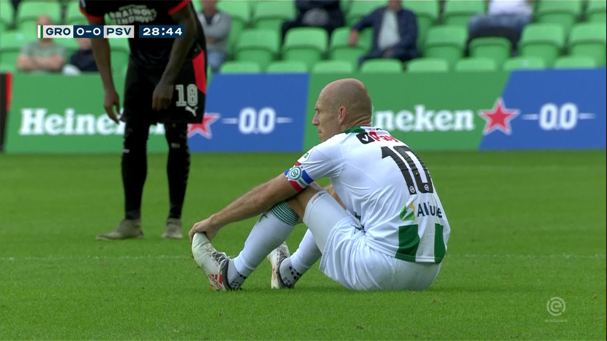 Arjen Robben s-a accidentat în meciul dintre Groningen și PSV