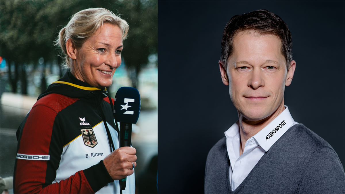Neues Mixed-Doppel bei Eurosport: Barbara Rittner und Sascha Bandermann (Foto: Eurosport/Nadine Rupp/kk.media)