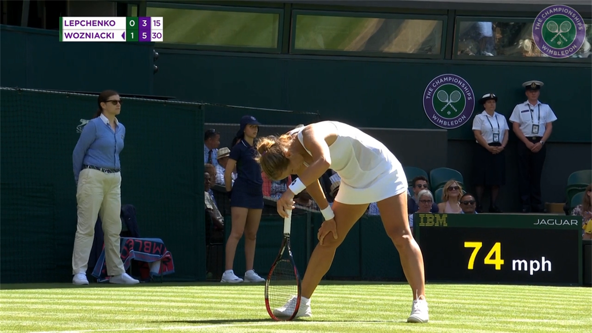 Wimbledon highlights day 1 : Wozniacki v Lepchenko