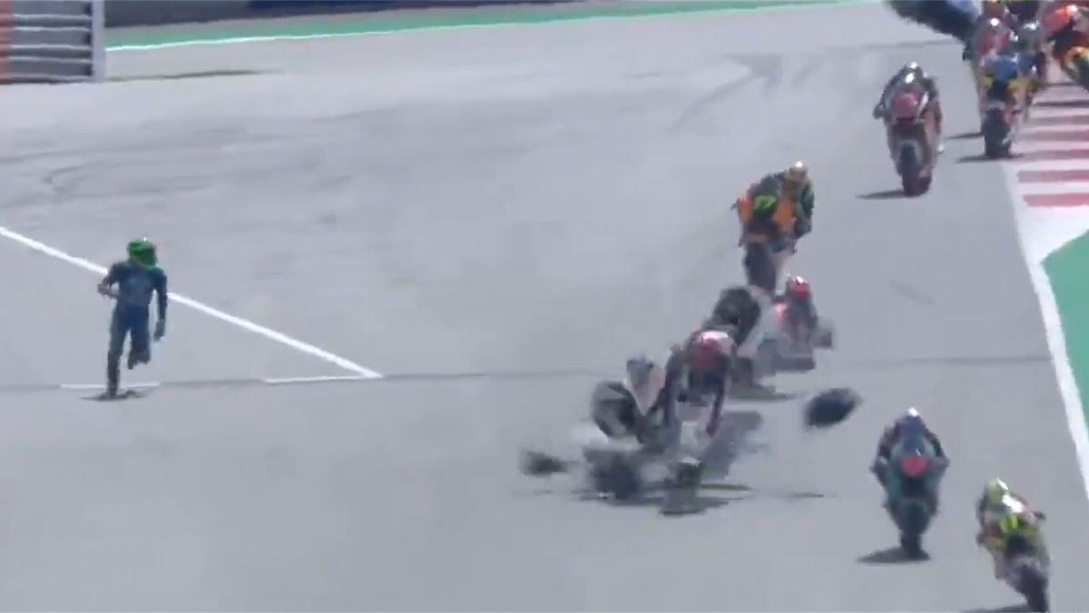 Accident grav la Moto 2, GP Austriei