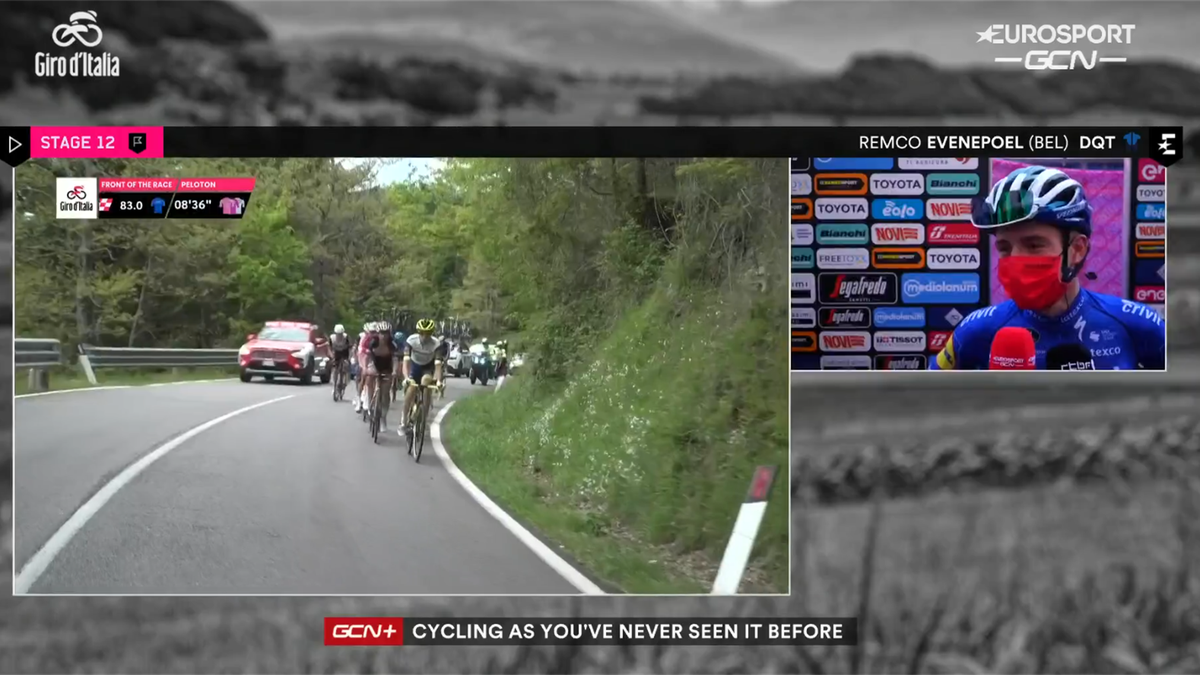 Remco Evenepoel Blames Radio For Gravel Tantrum At Giro D Italia On Stage 11 But Does It Stack Up Eurosport