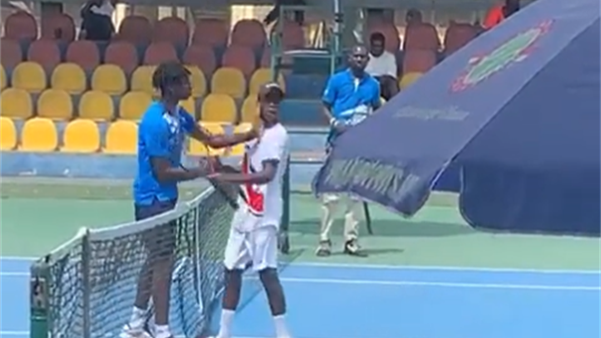 El lamentable bofetón a lo Will Smith en un torneo de tenis junior en Ghana
