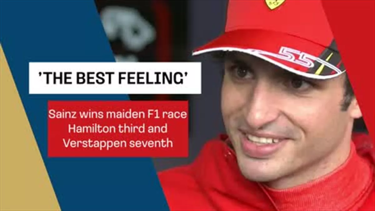 'One of the happiest days of my life' - Sainz on winning British GP