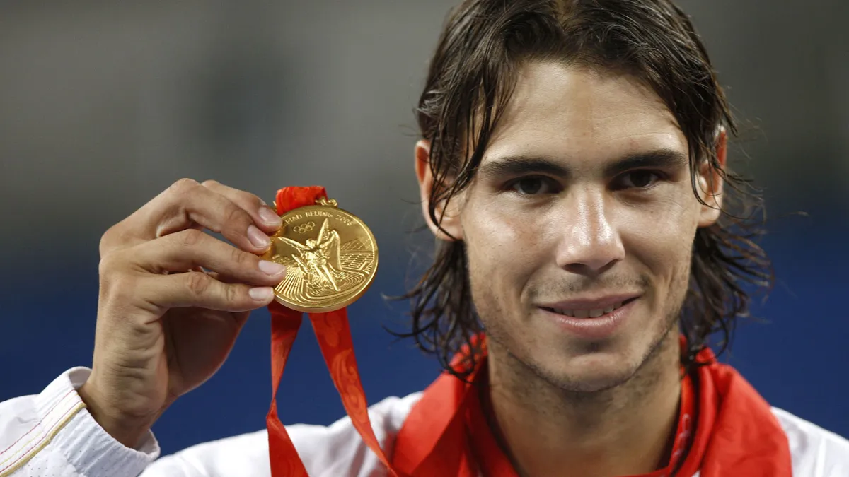 Nadal's gold moment at the Olympics: final victory in Beijing 2008
